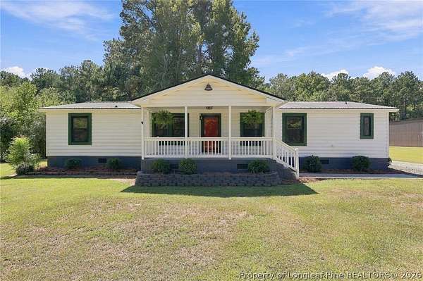5.5 Acres of Land with Home for Sale in Dunn, North Carolina