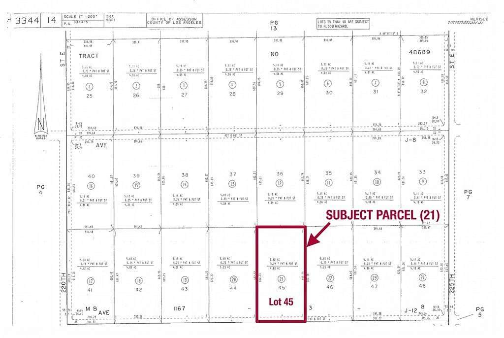 5.1 Acres of Land for Sale in Lancaster, California