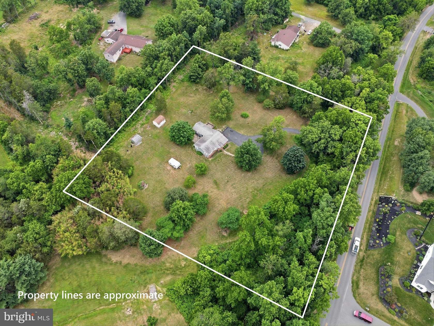 2.8 Acres of Land with Home for Sale in Greencastle, Pennsylvania