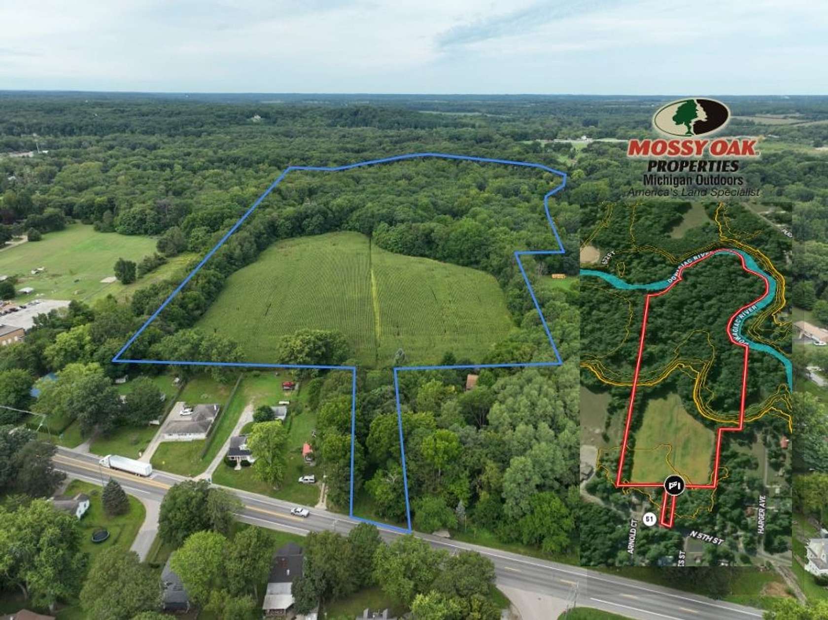 37 Acres of Land for Sale in Niles, Michigan