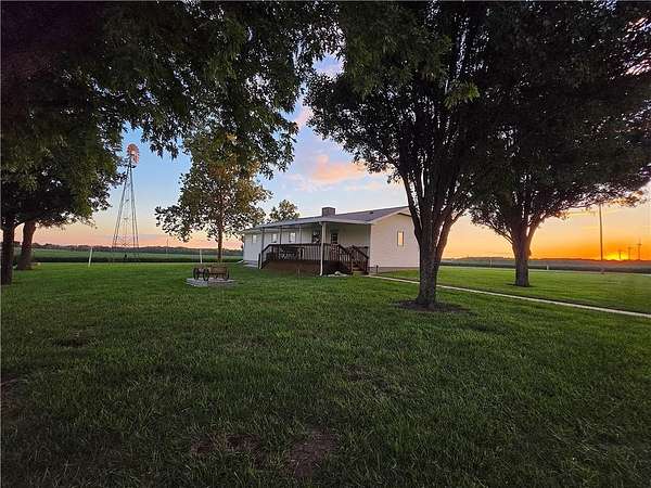 10 Acres of Land with Home for Sale in Garnett, Kansas