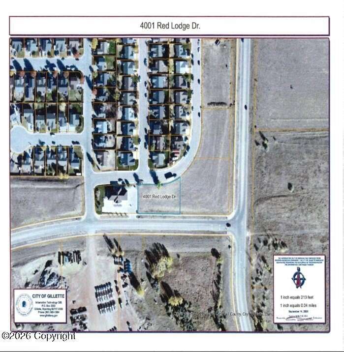 0.57 Acres of Residential Land for Sale in Gillette, Wyoming