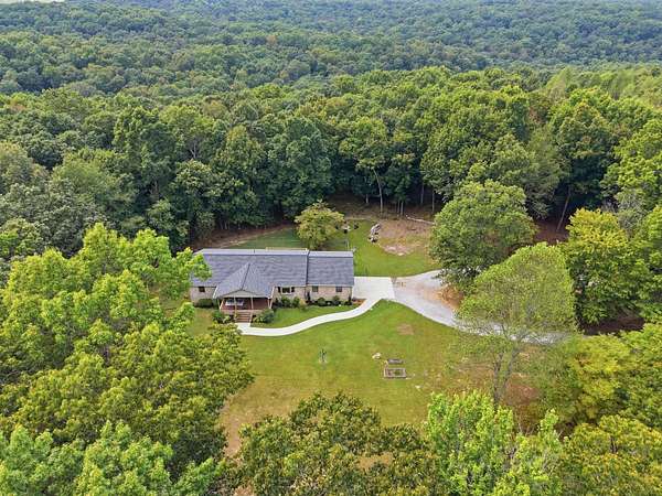 35 Acres of Recreational Land with Home for Sale in Crossville, Tennessee