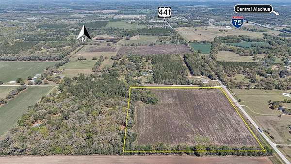 35 Acres of Mixed-Use Land for Sale in Alachua, Florida