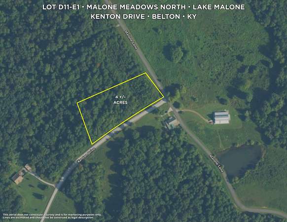 4 Acres of Residential Land for Auction in Belton, Kentucky