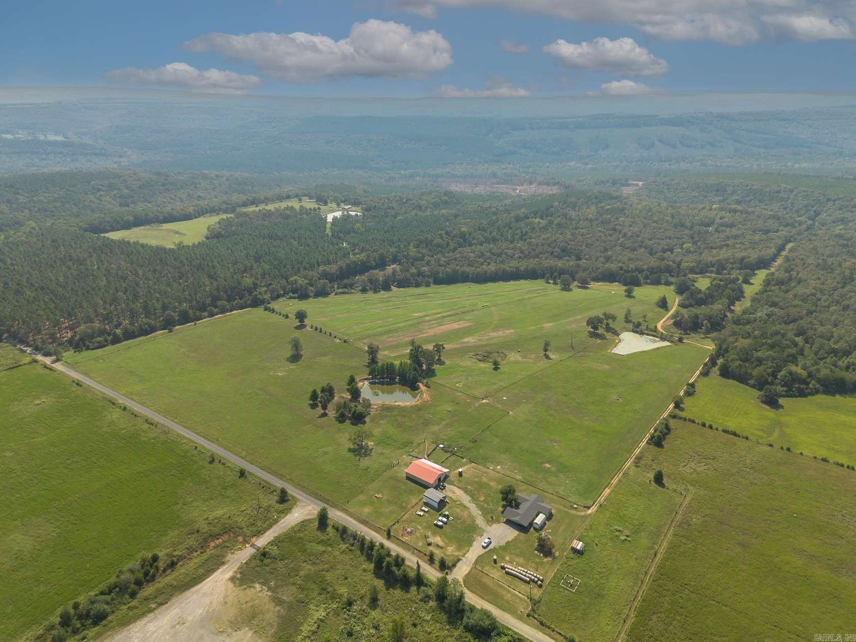 121 Acres of Recreational Land with Home for Sale in Cleveland, Arkansas
