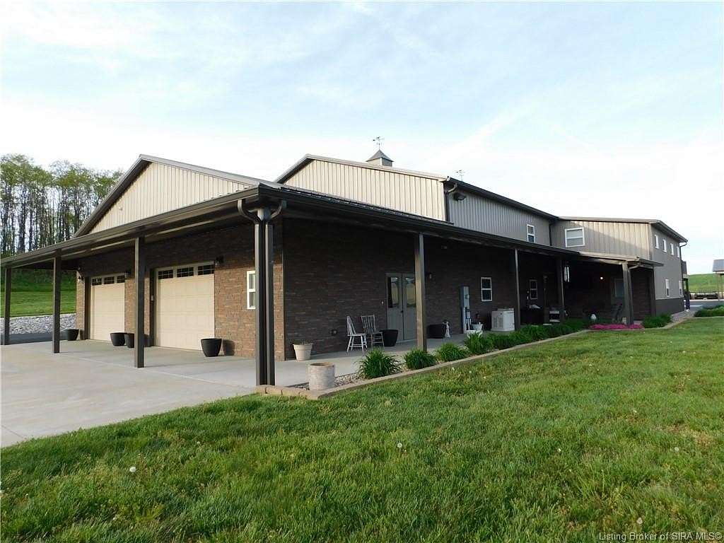 6 Acres of Land with Home for Sale in Salem, Indiana