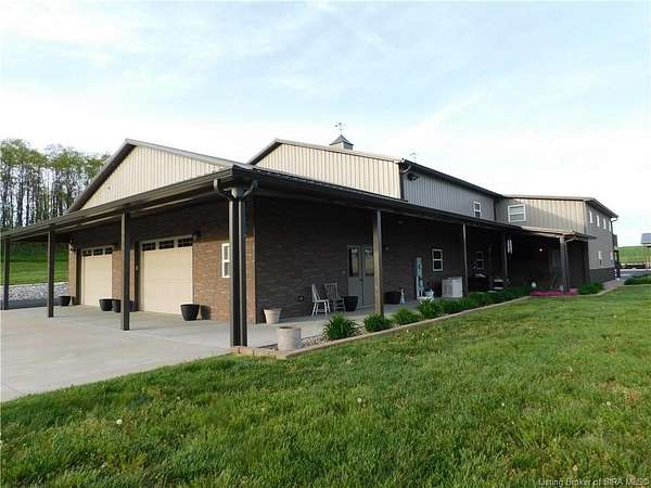 6 Acres of Land with Home for Sale in Salem, Indiana