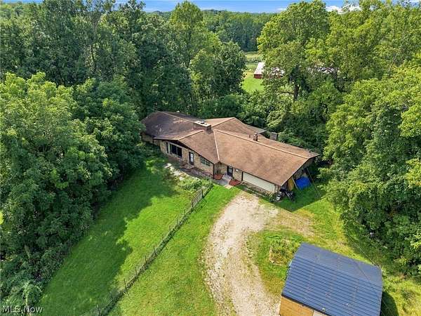 13.6 Acres of Land with Home for Sale in Columbia Station, Ohio