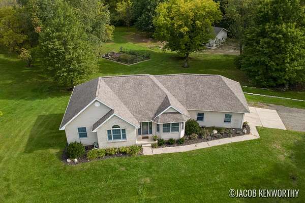 7.4 Acres of Land with Home for Sale in Lowell, Michigan