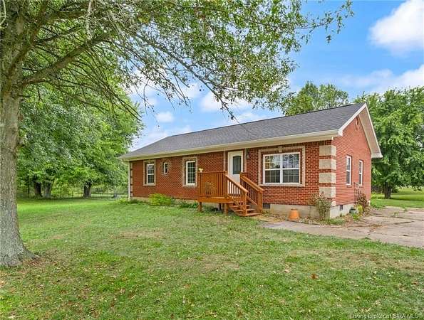 5 Acres of Land with Home for Sale in Palmyra, Indiana