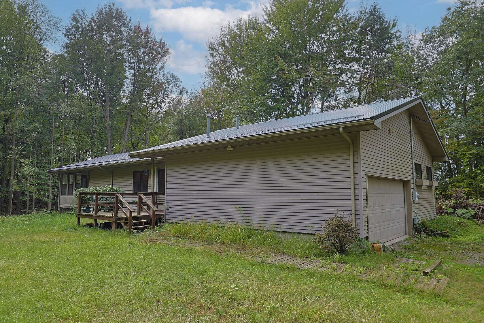 2.66 Acres of Land with Home for Sale in Merrill, Michigan