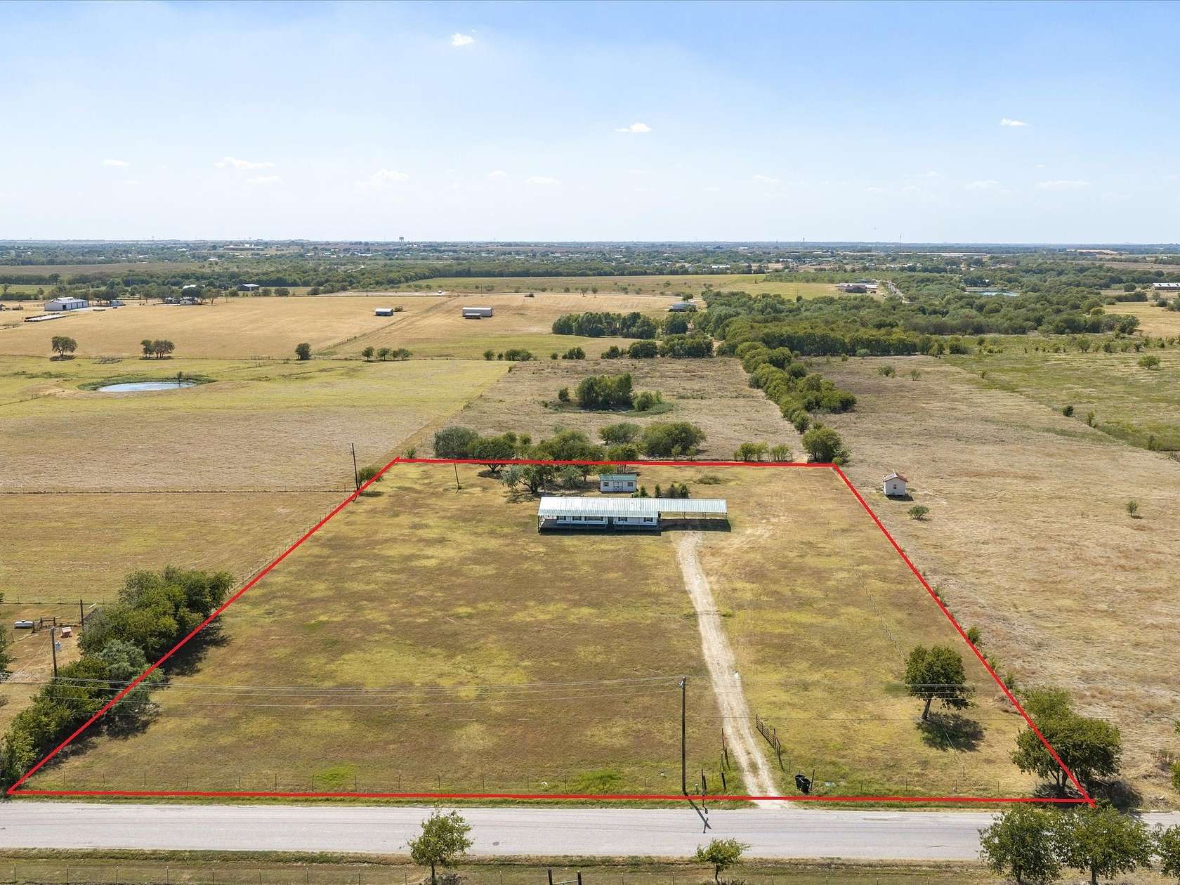 2 Acres of Land with Home for Lease in Alvarado, Texas