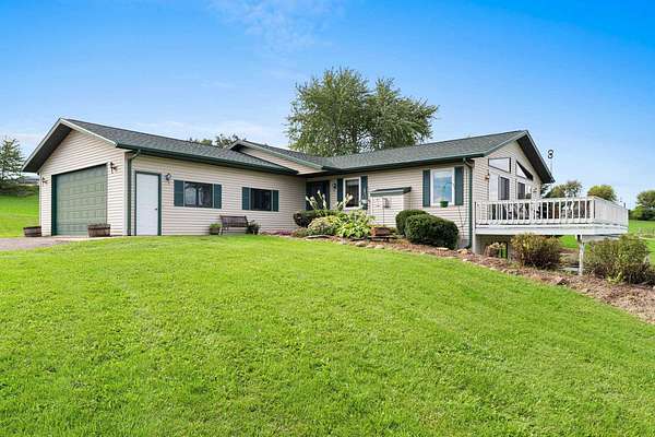 20.4 Acres of Land with Home for Sale in Omro, Wisconsin