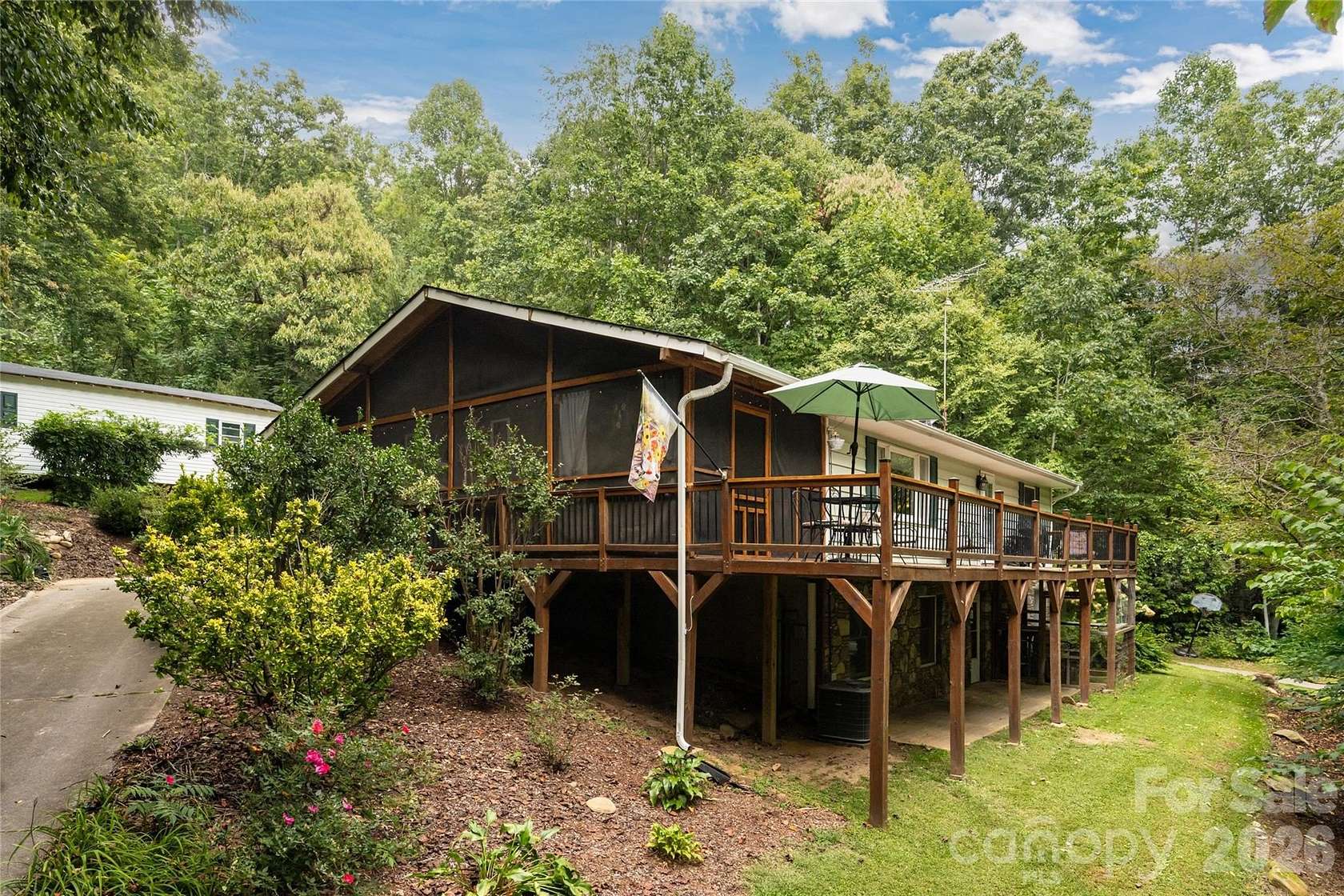 2.68 Acres of Land with Home for Sale in Fairview, North Carolina