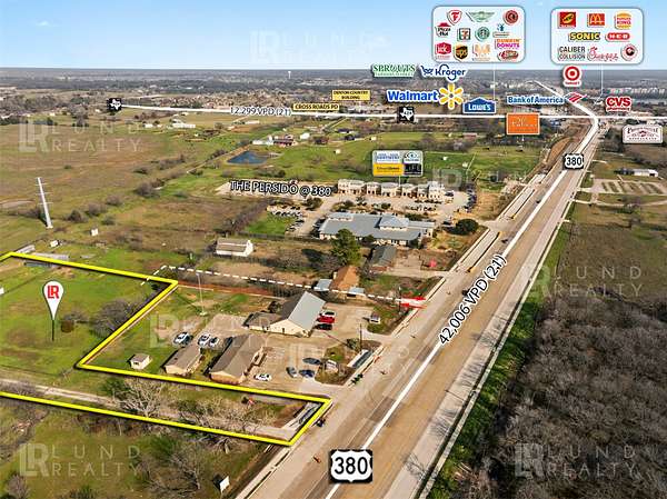 2.1 Acres of Commercial Land for Sale in Cross Roads, Texas
