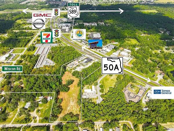 10 Acres of Commercial Land for Sale in Brooksville, Florida
