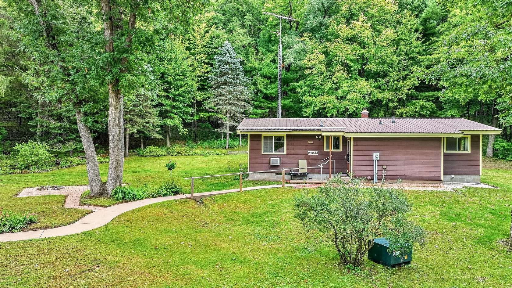 108 Acres of Recreational Land with Home for Sale in Colfax, Wisconsin
