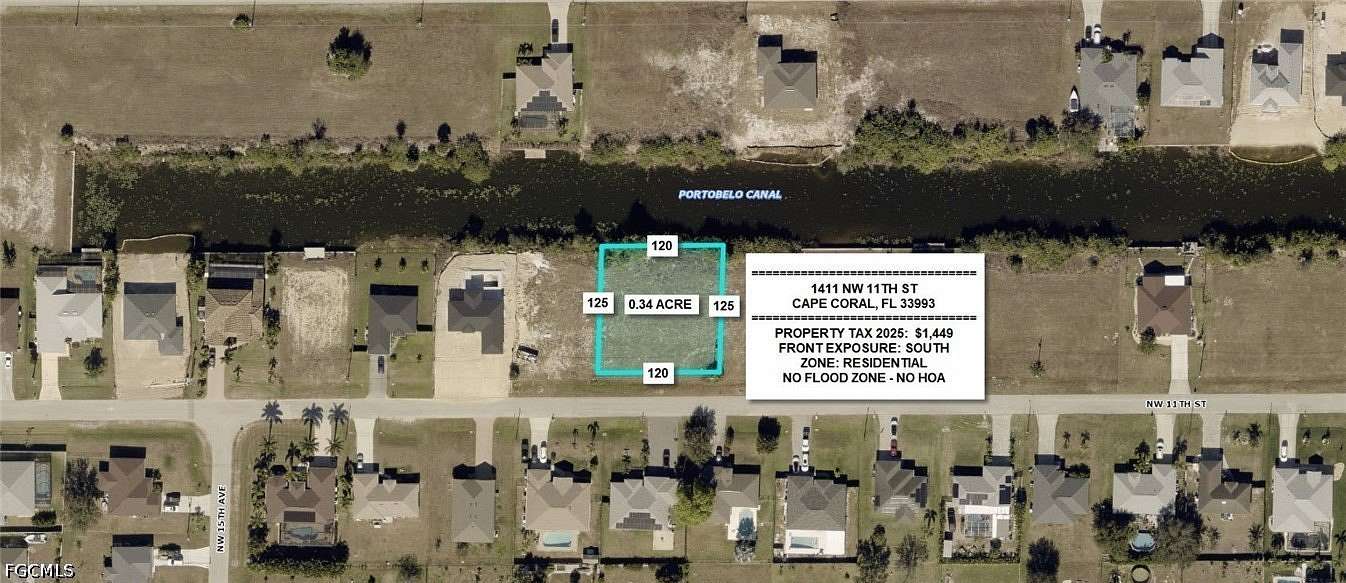 0.34 Acres of Residential Land for Sale in Cape Coral, Florida