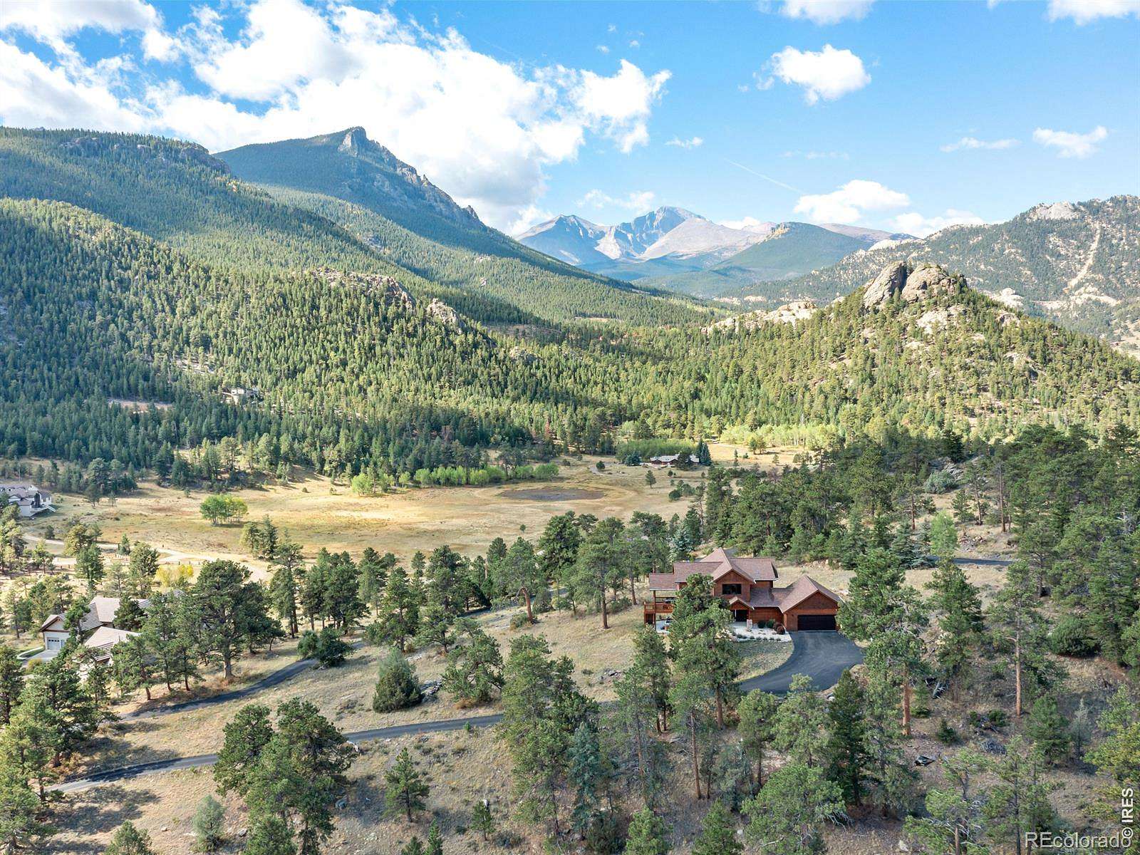 19.9 Acres of Land with Home for Sale in Estes Park, Colorado