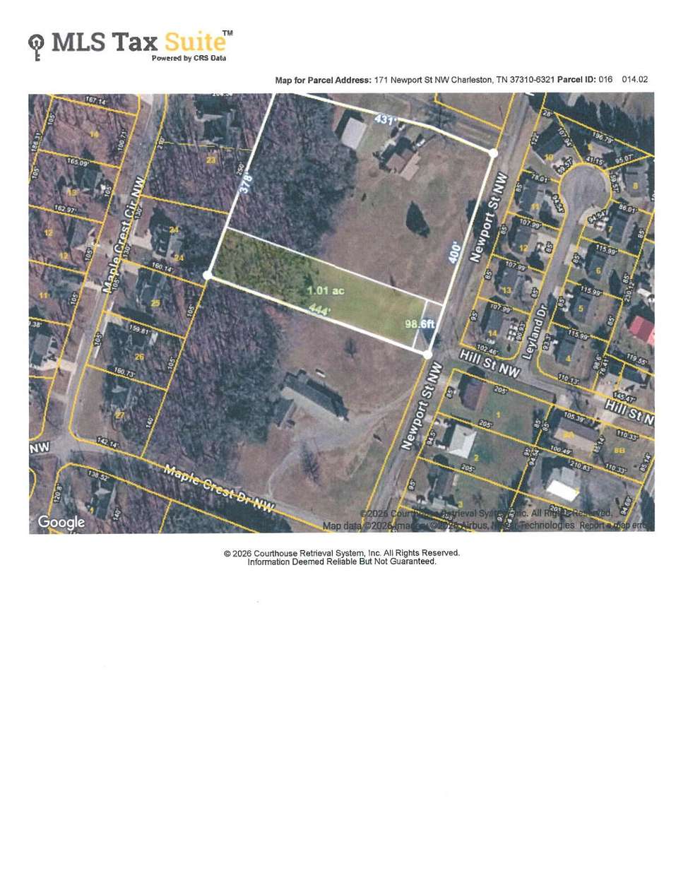 1 Acre of Residential Land for Sale in Charleston, Tennessee