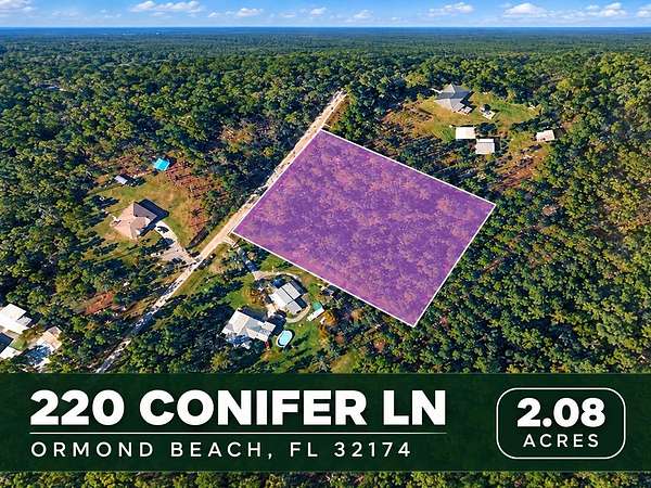 2 Acres of Residential Land for Sale in Ormond Beach, Florida
