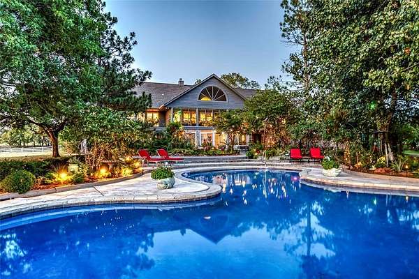 254 Acres of Recreational Land with Home for Sale in Chandler, Oklahoma