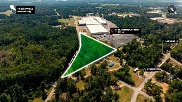 3 Acres of Mixed-Use Land for Sale in Williston, South Carolina