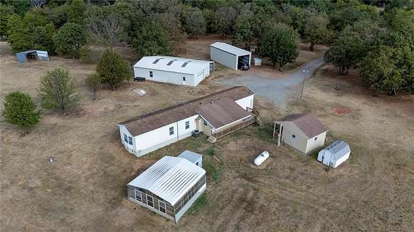10 Acres of Land with Home for Sale in Chandler, Oklahoma