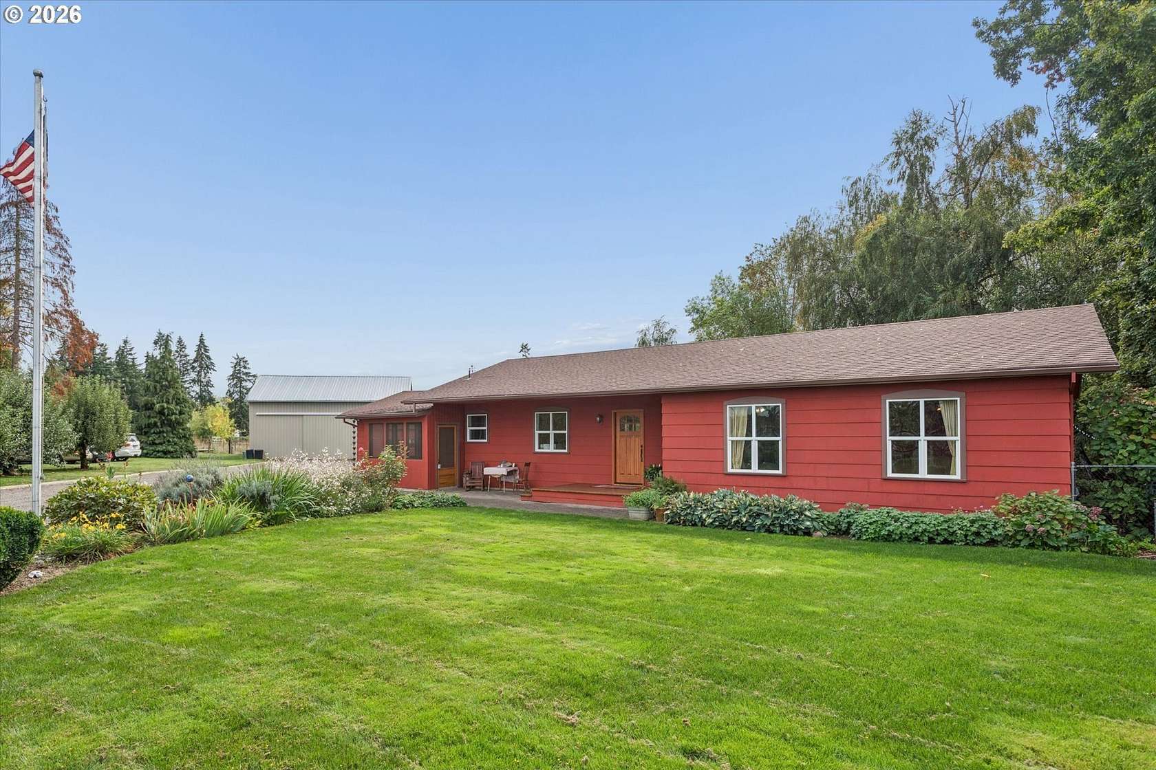 8.24 Acres of Land with Home for Sale in Canby, Oregon