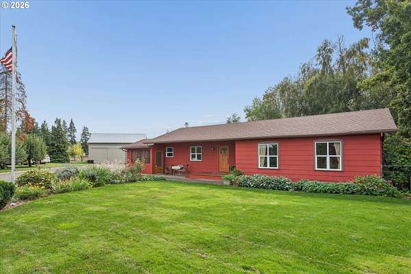 8.24 Acres of Land with Home for Sale in Canby, Oregon