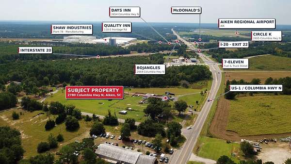 5.1 Acres of Mixed-Use Land for Sale in Aiken, South Carolina