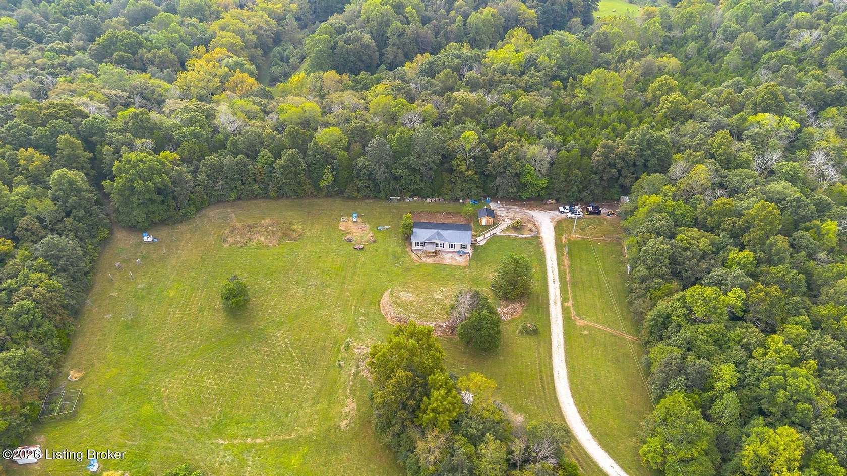 25.6 Acres of Land with Home for Sale in Irvington, Kentucky