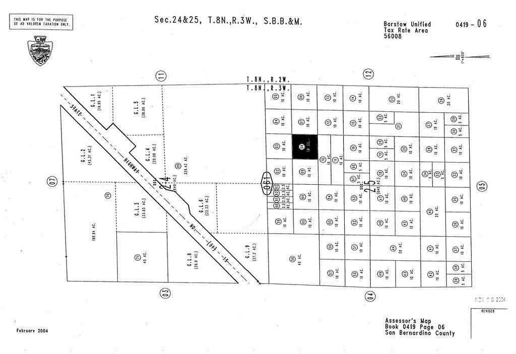 10 Acres of Land for Sale in Barstow, California