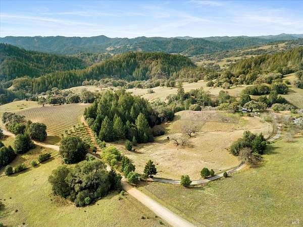 217 Acres of Agricultural Land with Home for Sale in Yorkville, California
