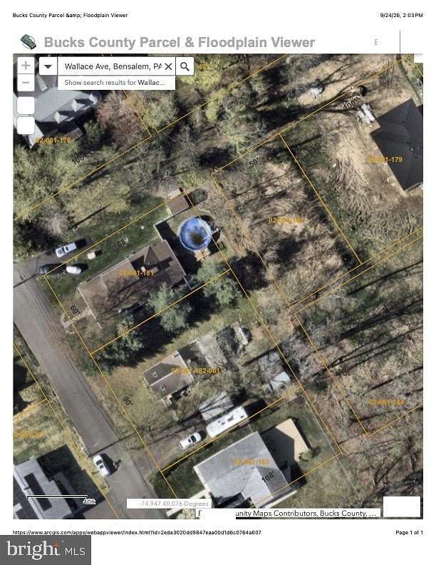 0.11 Acres of Land for Sale in Bensalem, Pennsylvania