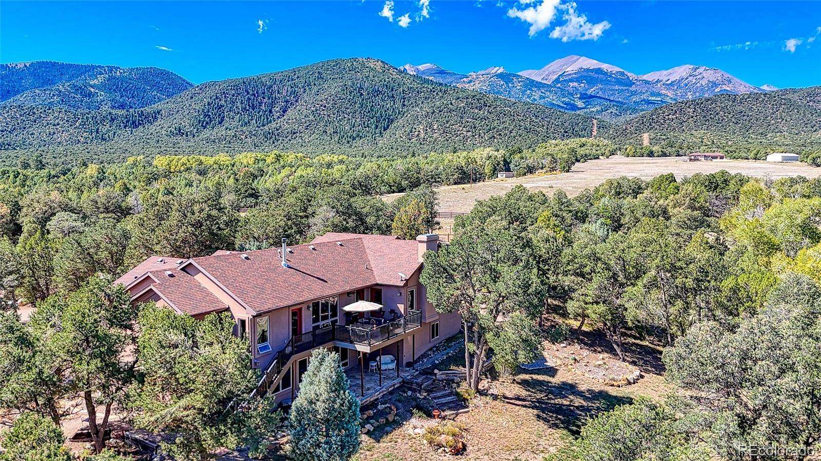 37.8 Acres of Land with Home for Sale in Coaldale, Colorado