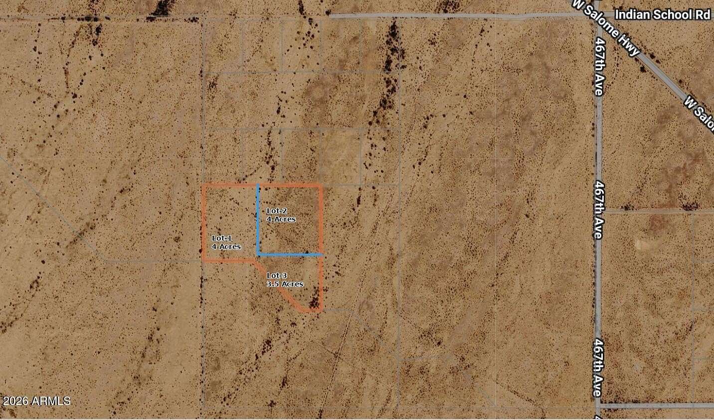 3.5 Acres of Residential Land for Sale in Tonopah, Arizona