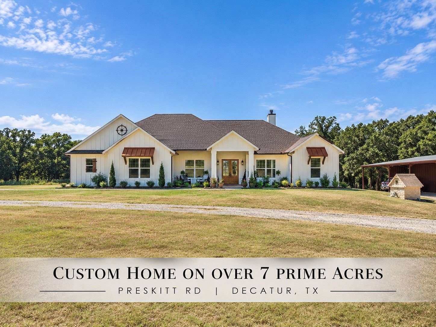 8 Acres of Land with Home for Sale in Decatur, Texas
