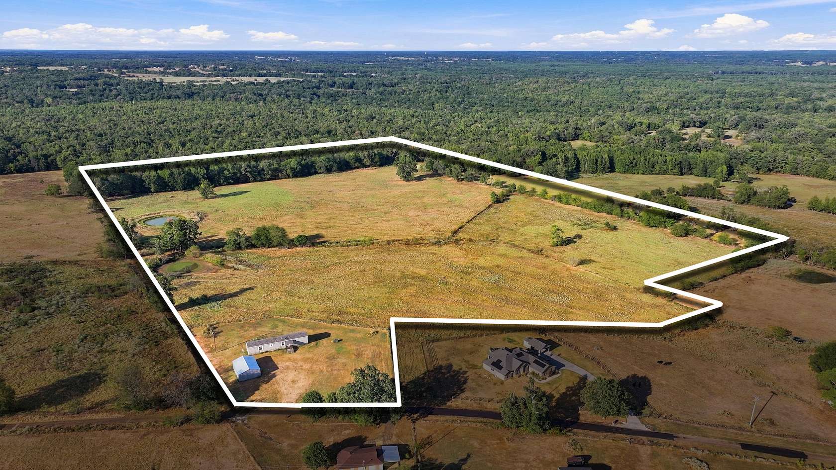 38.7 Acres of Agricultural & Residential Land for Sale in Omaha, Texas