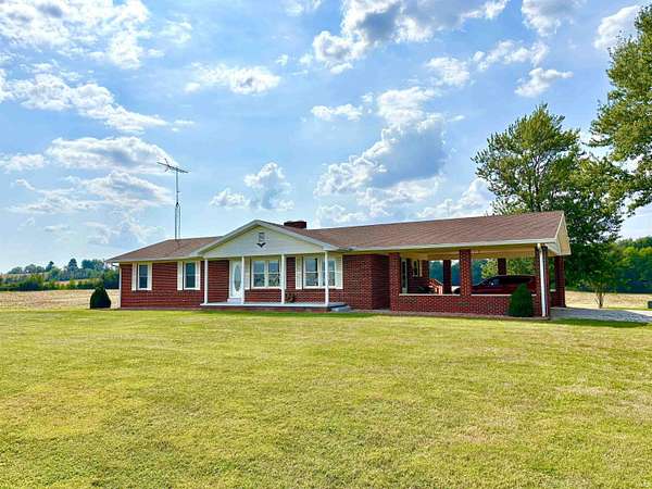 20 Acres of Agricultural Land with Home for Sale in Oakland City, Indiana