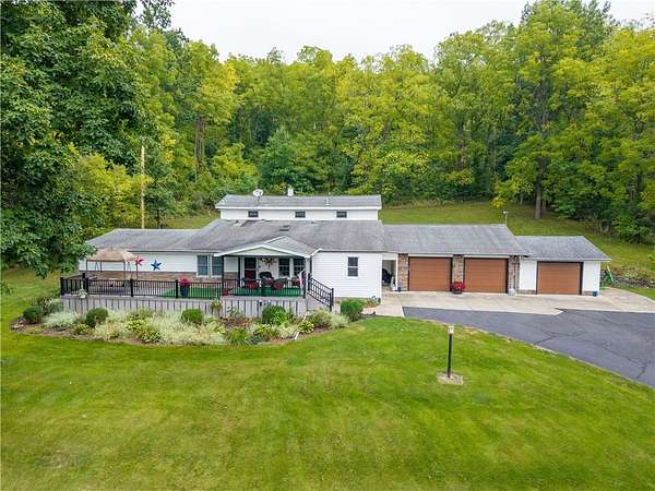 6.36 Acres of Land with Home for Sale in Dansville, New York