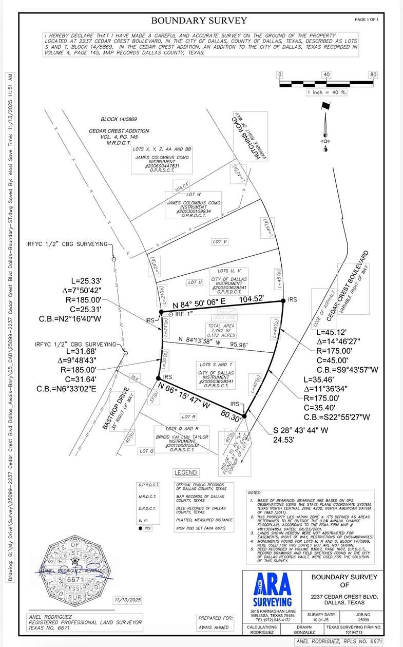 0.13 Acres of Commercial Land for Sale in Dallas, Texas
