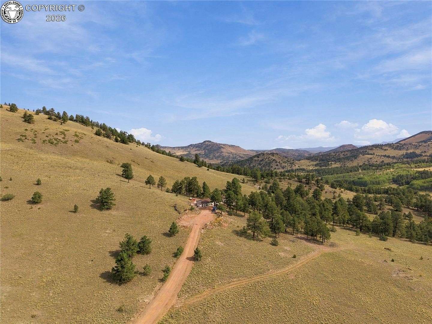 31.2 Acres of Recreational Land with Home for Sale in Guffey, Colorado