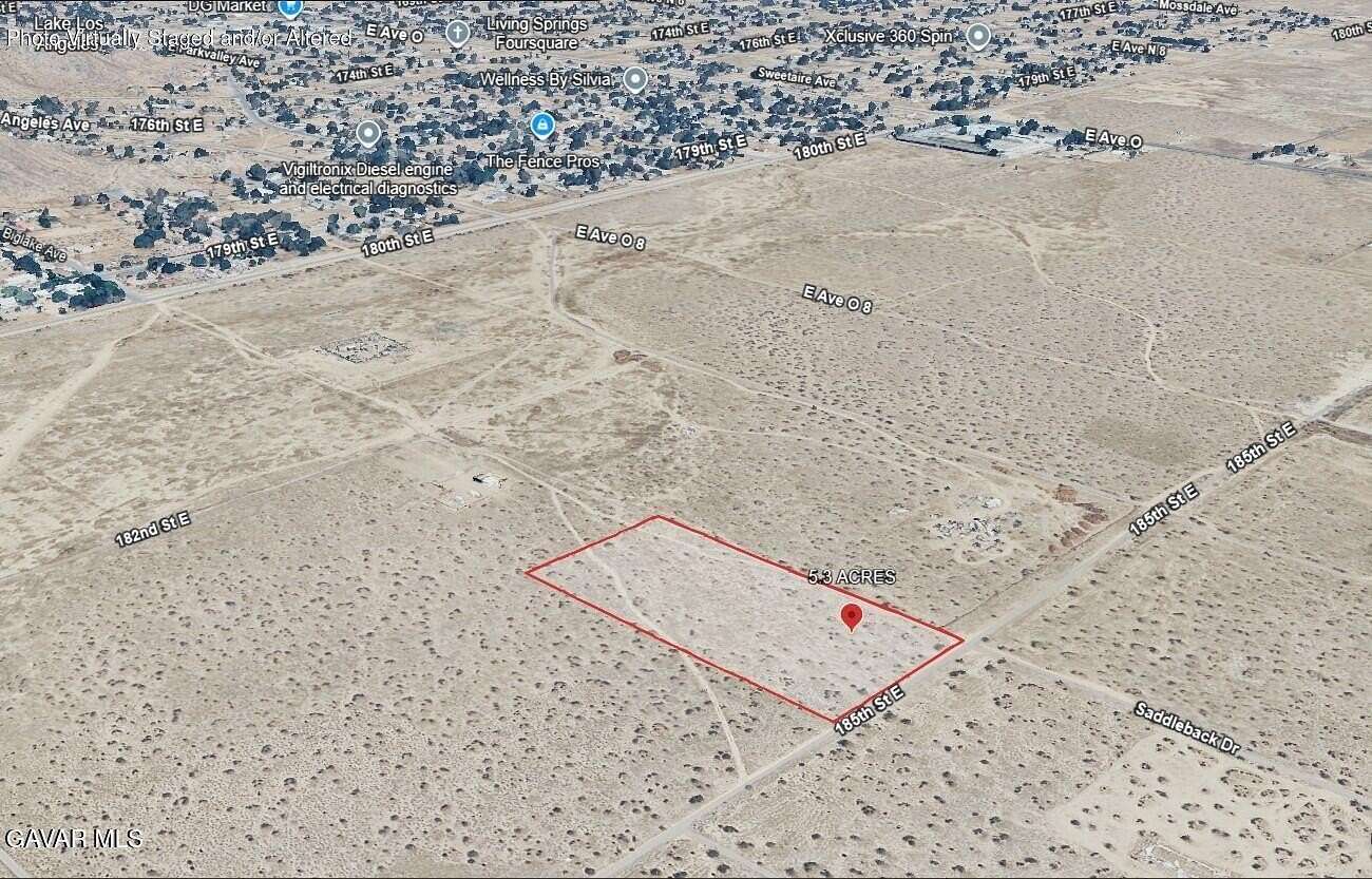 5.3 Acres of Land for Sale in Palmdale, California
