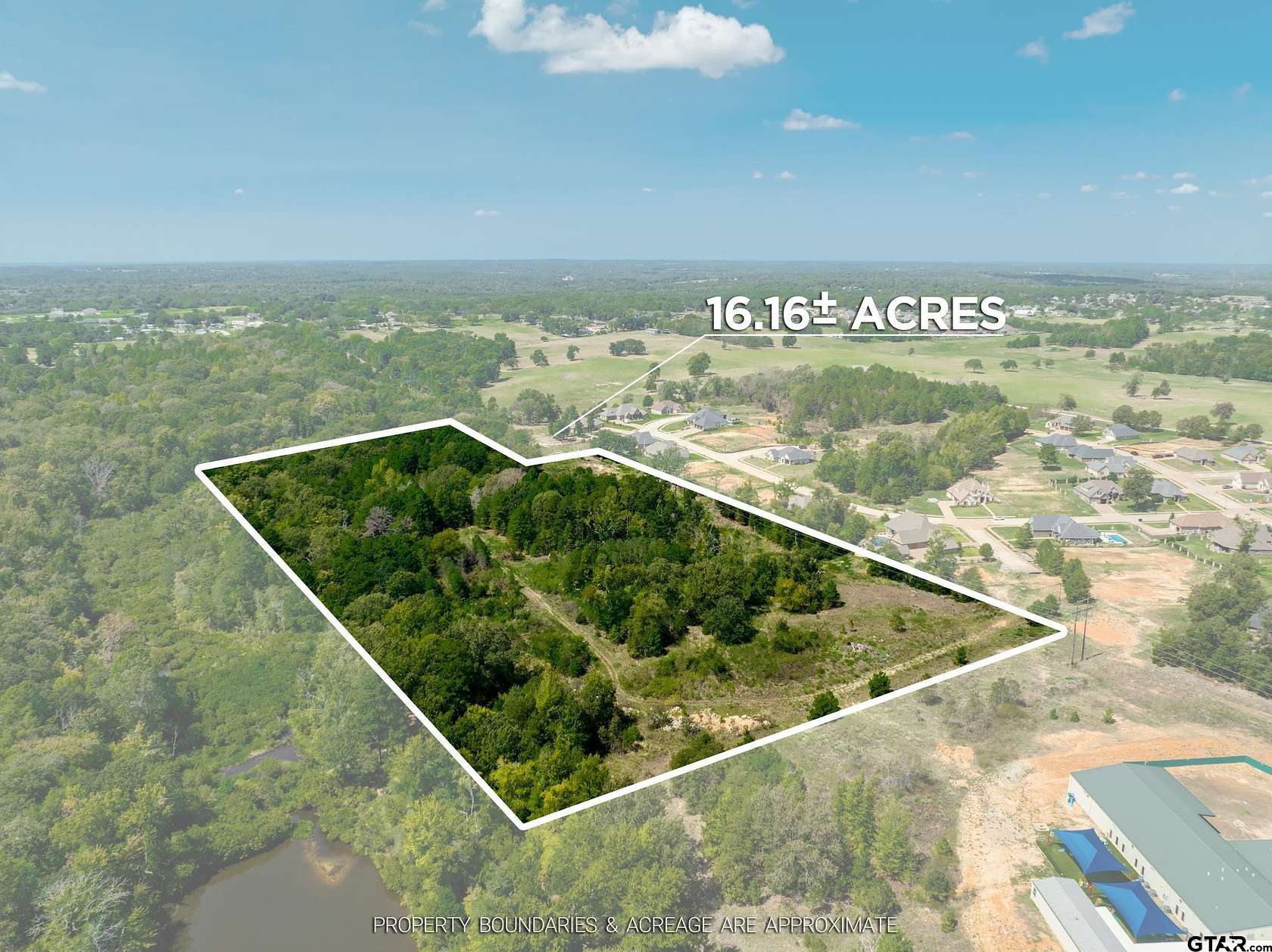 16.2 Acres of Recreational & Residential Land for Sale in Lindale, Texas