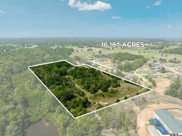 16.2 Acres of Recreational & Residential Land for Sale in Lindale, Texas