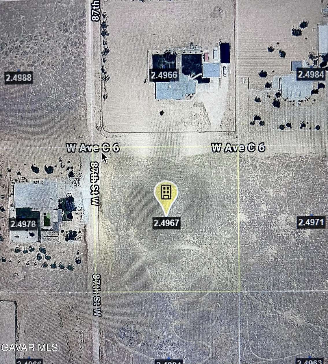 2.5 Acres of Residential Land for Sale in Lancaster, California