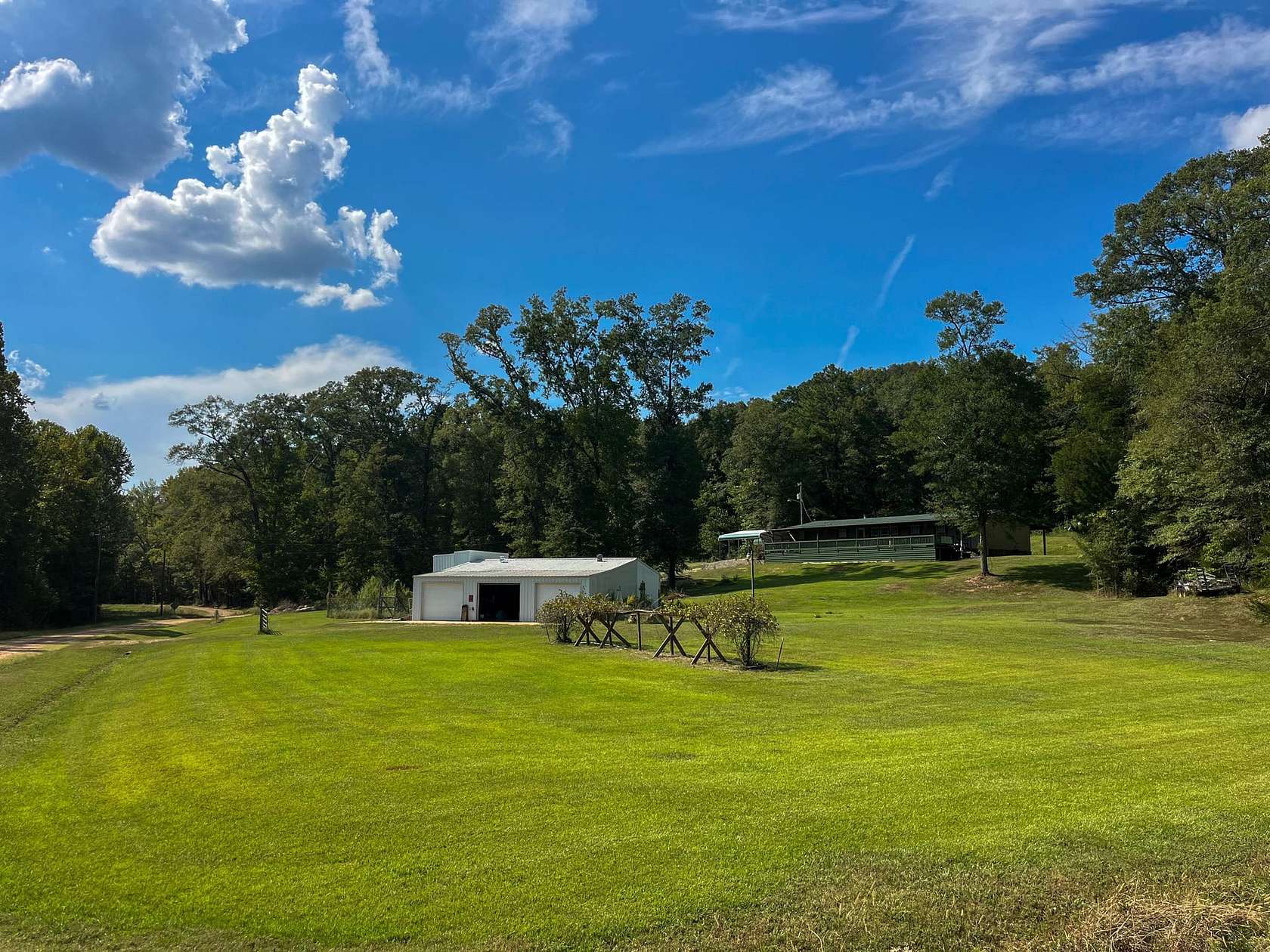 96.7 Acres of Recreational Land with Home for Sale in Bentonia, Mississippi