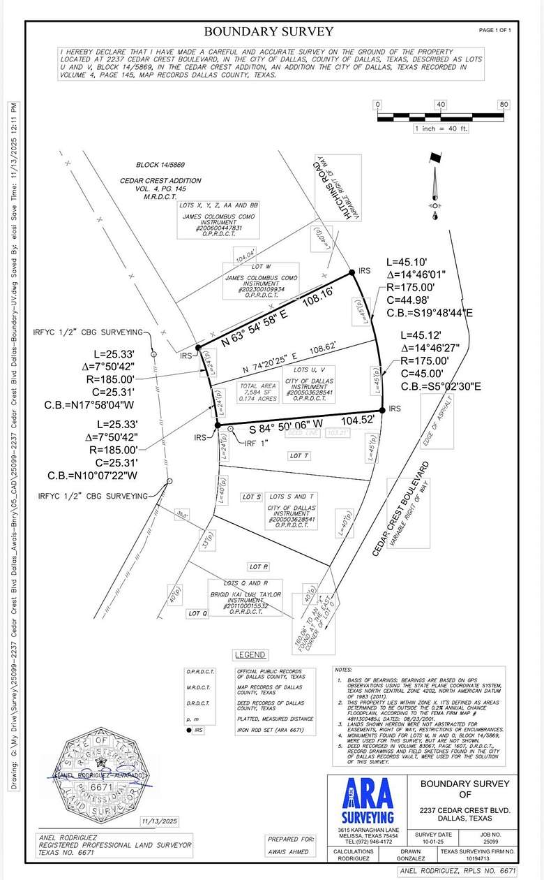 0.19 Acres of Commercial Land for Sale in Dallas, Texas